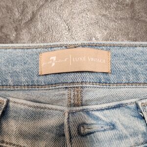 Girls 7 For All Mankind Light Wash Boyfriend Jeans